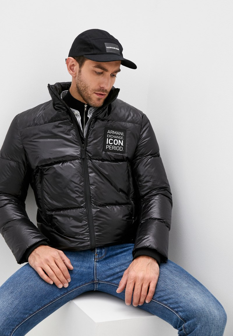 Armani Exchange пуховик мужской