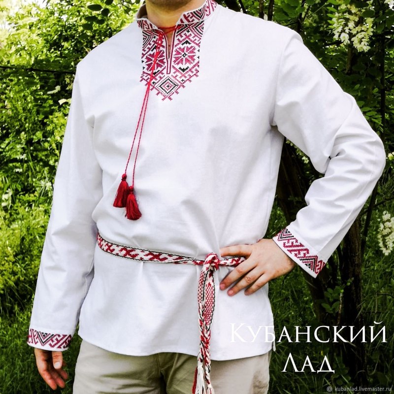 Славянские рубахи косоворотки