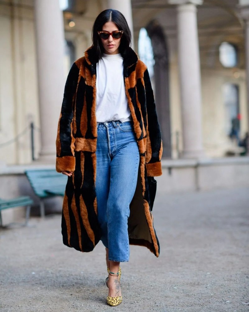 Норковая шуба Street Style