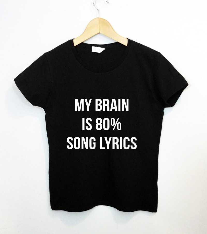 No commercial Lyrics футболка