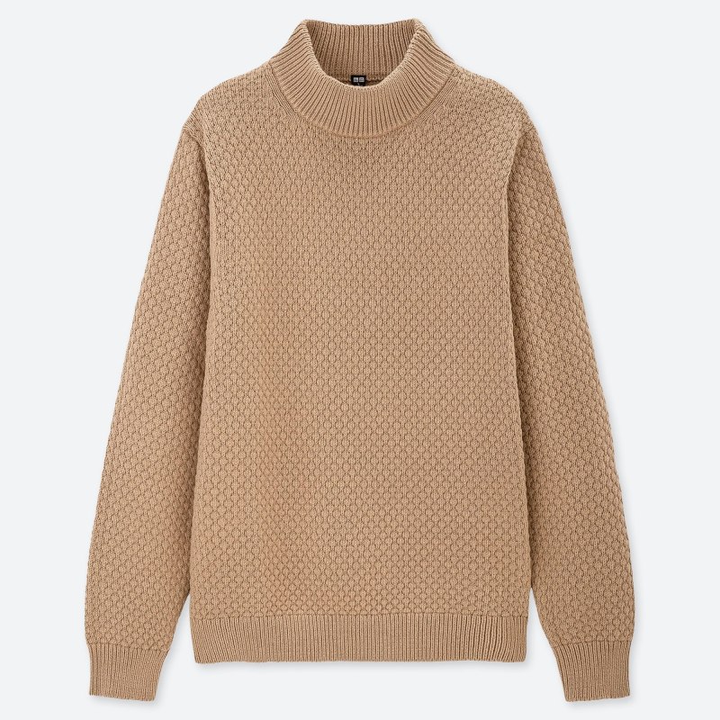 Водолазка Uniqlo бежевая