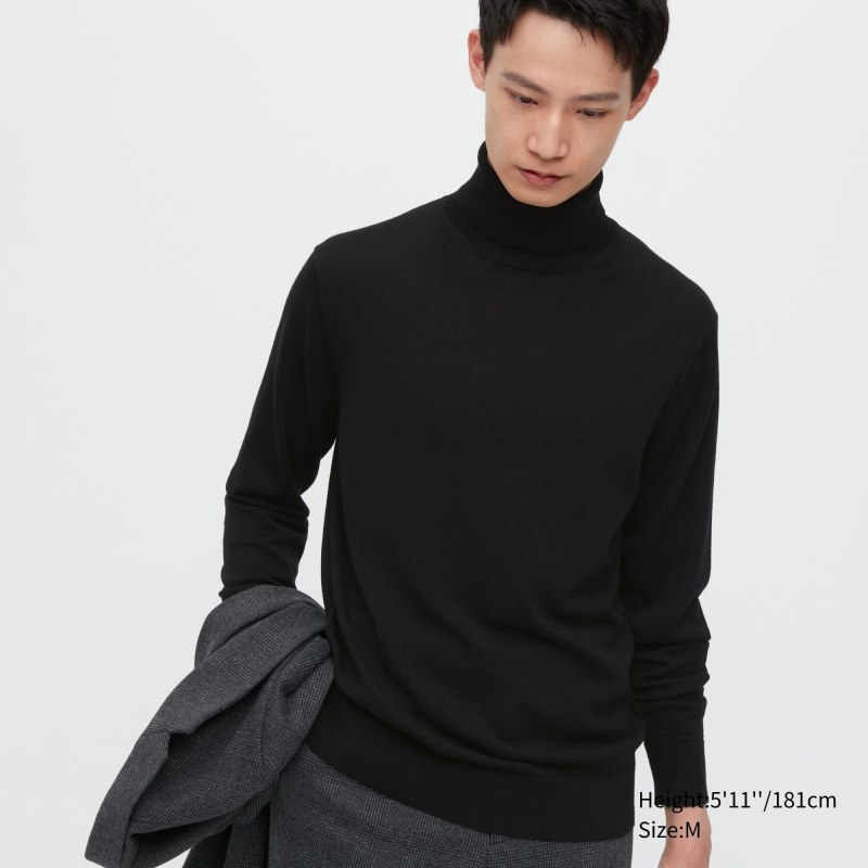 Шерстяная мужская водолазка Uniqlo