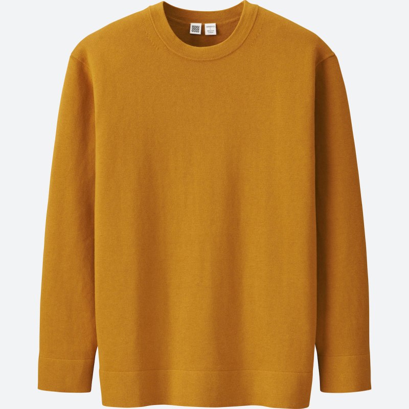 Свитер Uniqlo желтый