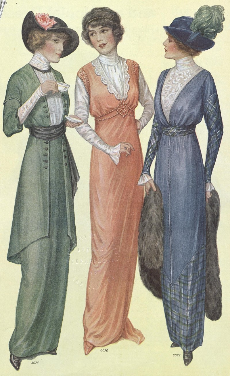 Мода Эдвардианская эпоха 1910