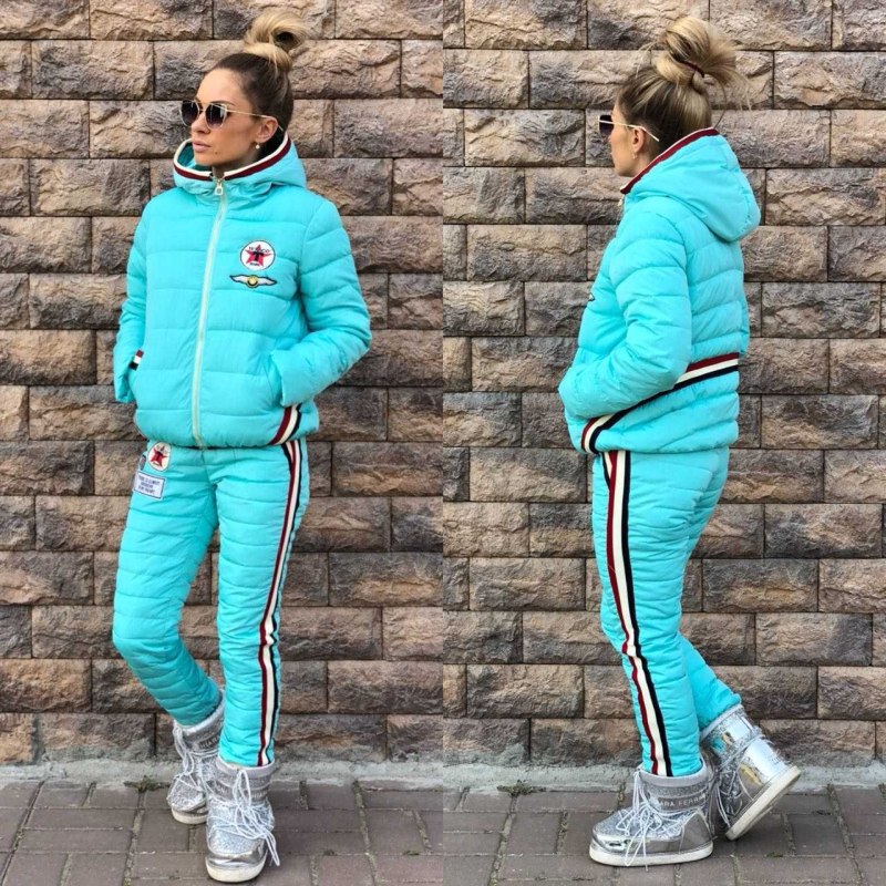 Костюм теплый с начесом adidas женский 2020