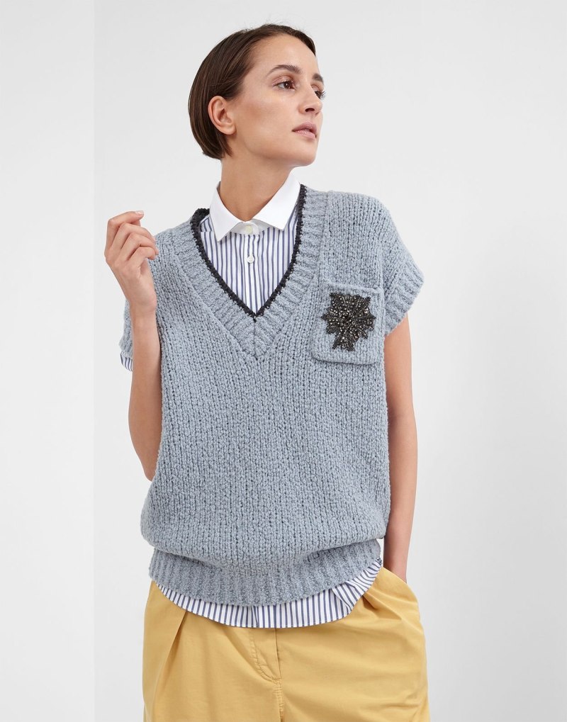 Brunello Cucinelli жилет вязаный