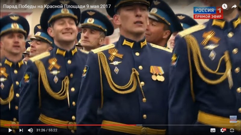 Новая парадная форма офицеров вс РФ