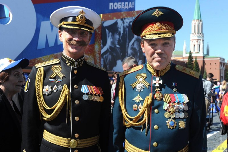 Валерий Васильевич Герасимов на параде 2022