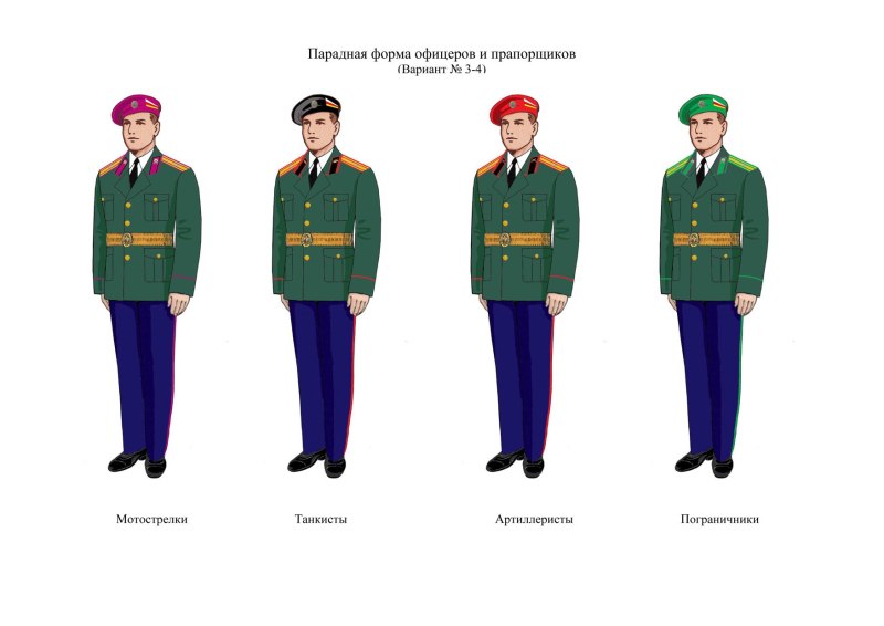 Парадная форма прапорщика вс РФ 2022