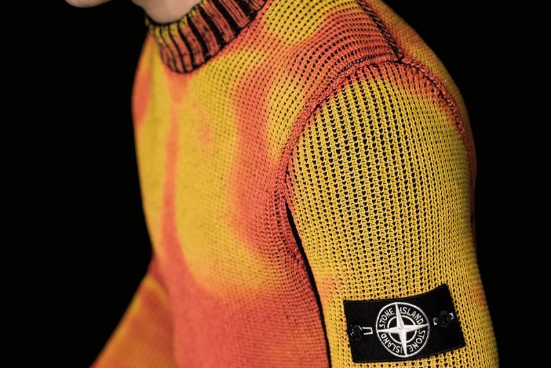 Stone Island свитер меняющий цвет
