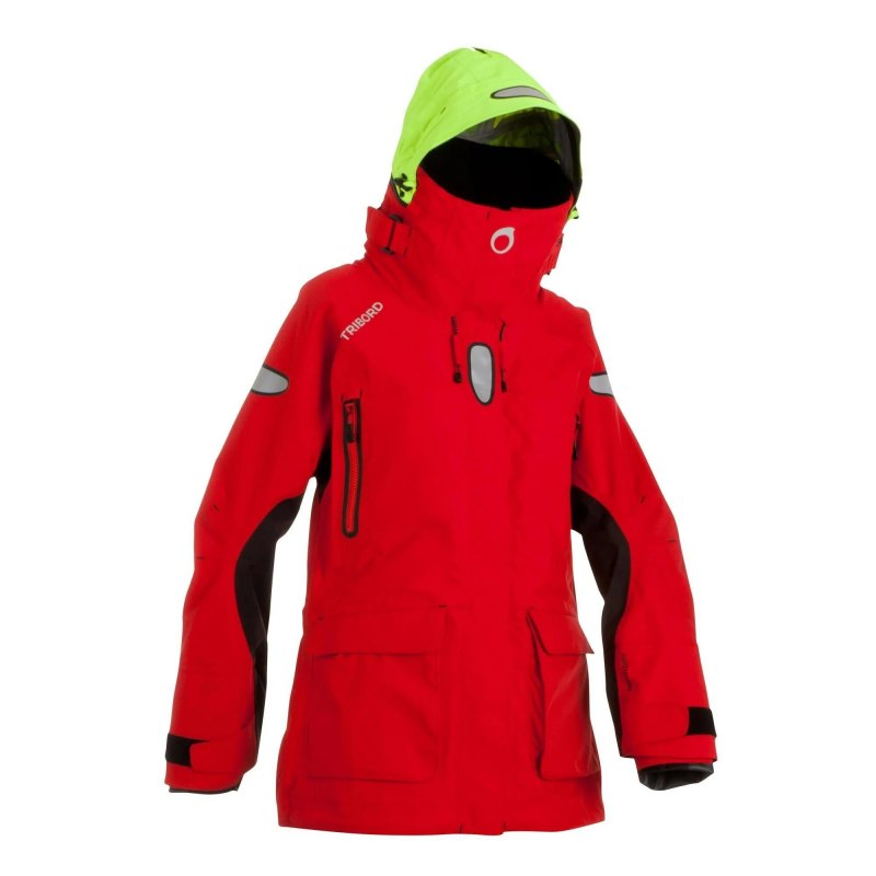 Красная куртка TRIBORD Decathlon
