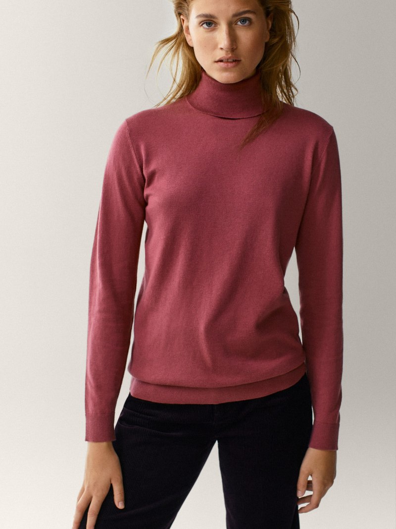 Кашемировая водолазка massimo Dutti