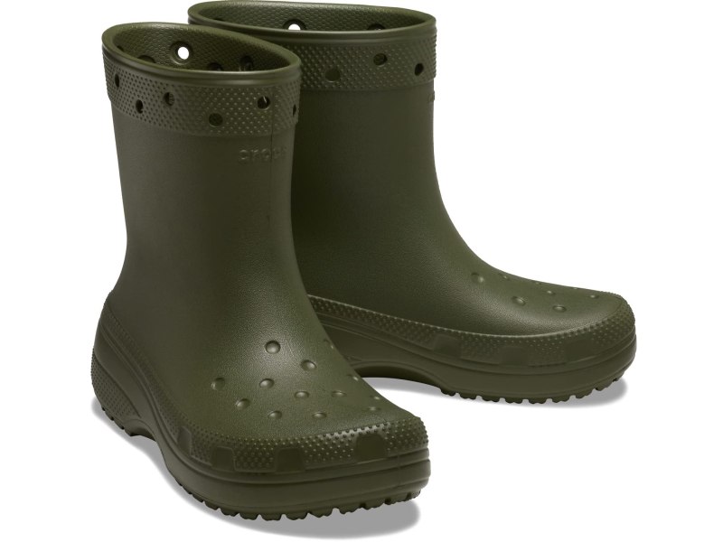 Мужские черные резиновые сапоги Crocs men's ALLCAST Rain Boot