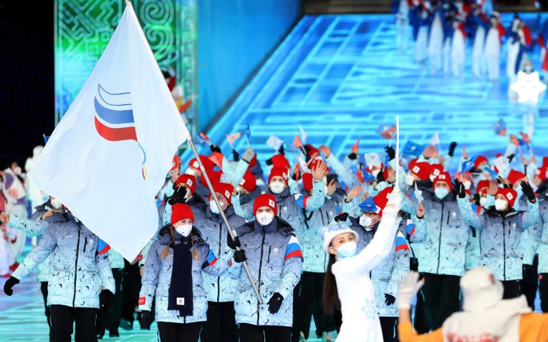 Открытие олимпиады в Пекине 2022 Россия