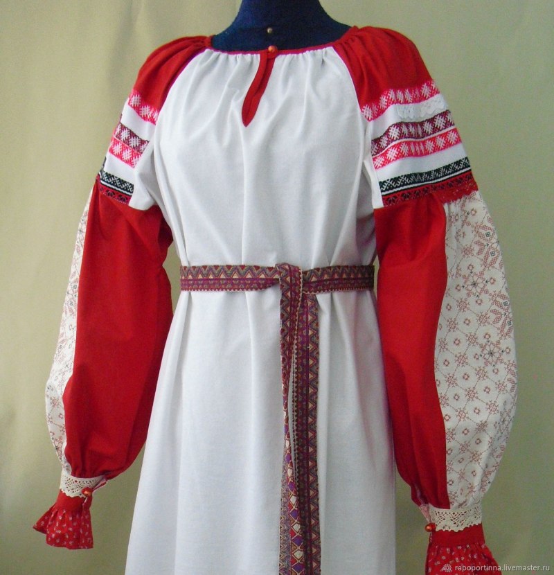 Рубашка народная женская