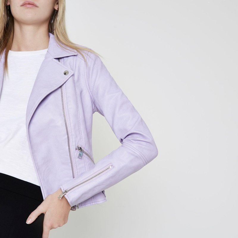 Лавандовая косуха Zara