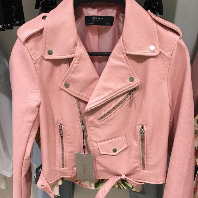 Кожаная куртка косуха Zara