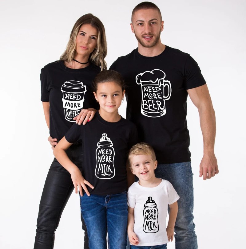 Футболки для семейной фотосессии