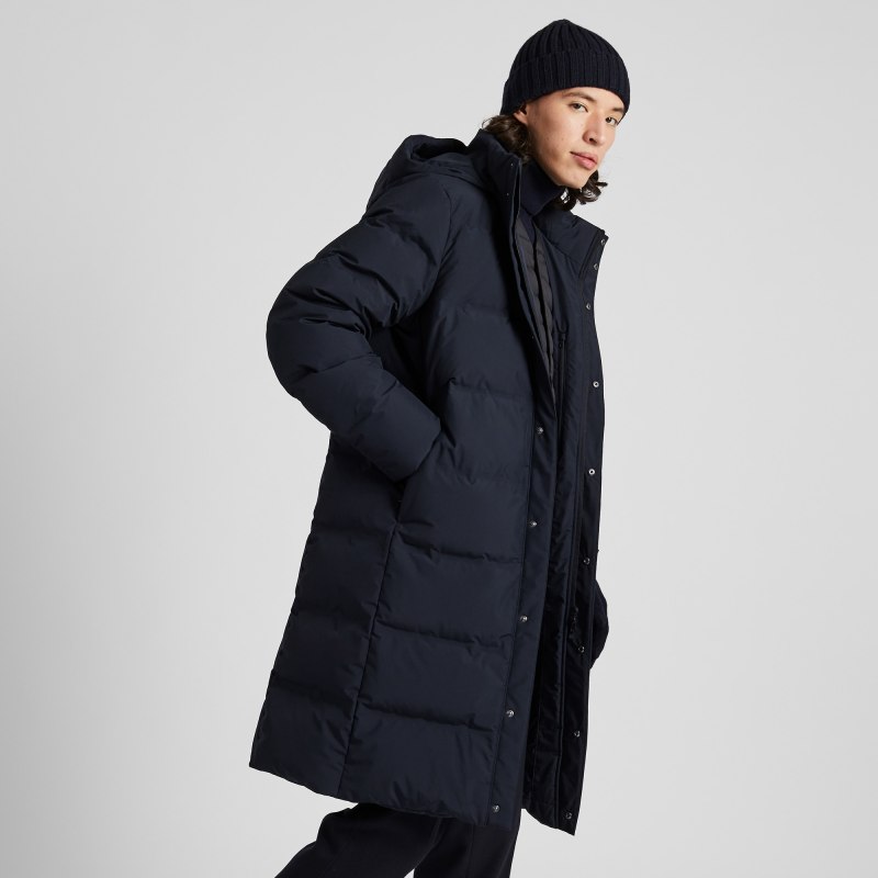 Пуховое пальто Uniqlo мужской