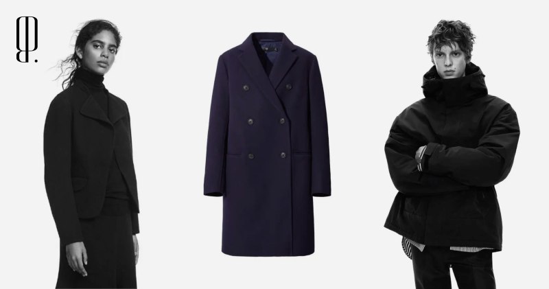Пуховое пальто Jil Sander Uniqlo