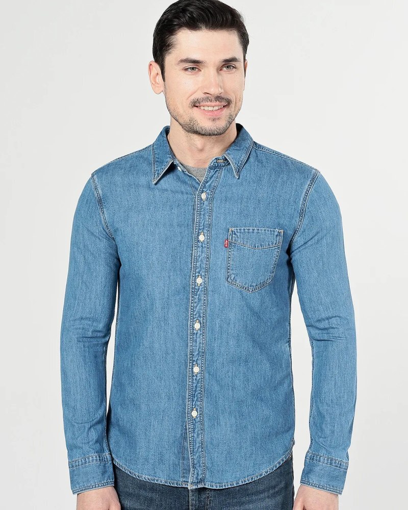 Levis рубашка оранжевая