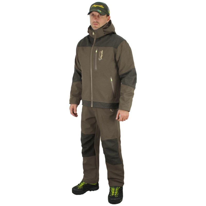 Костюм к-05х (Soft Shell, хаки, размер 54-56)Акватик