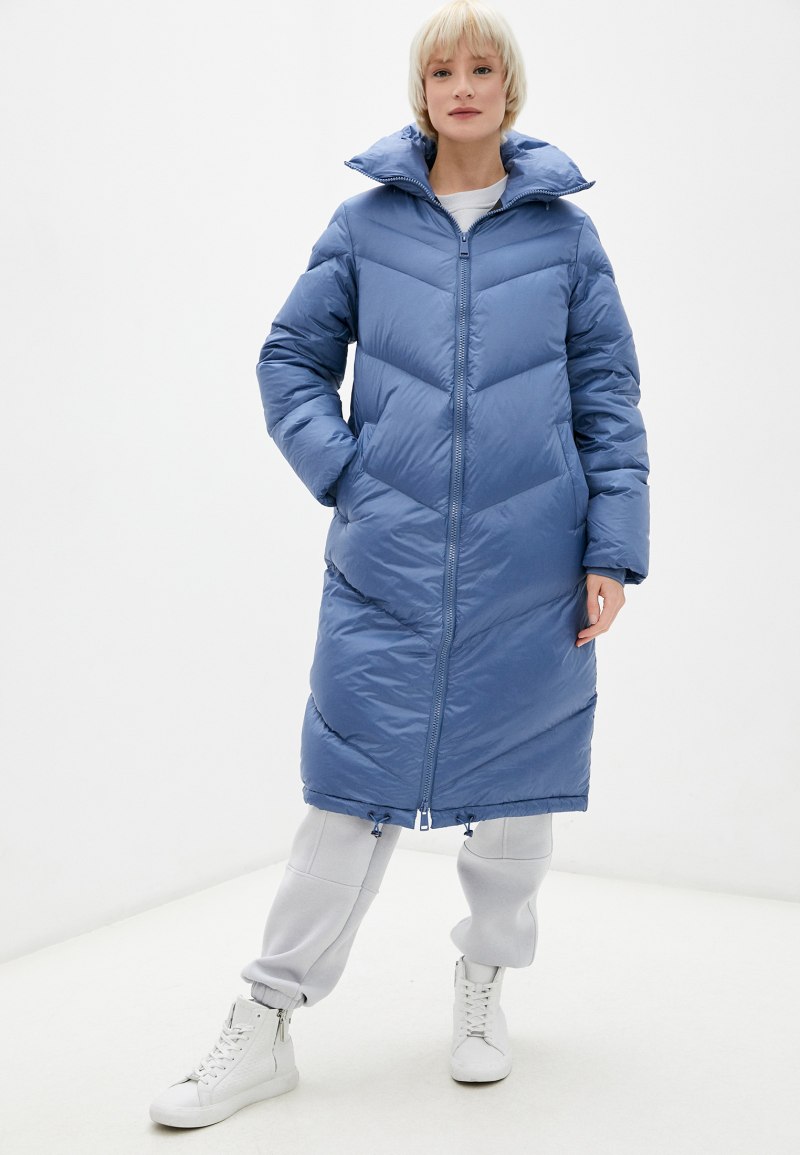 Пуховик guess женский синий