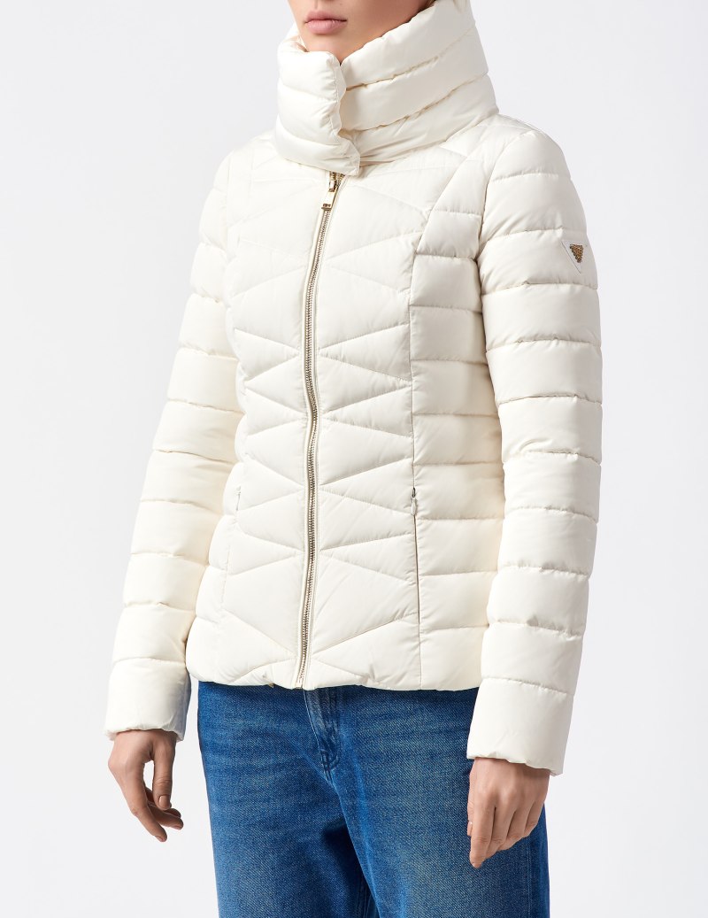 Пуховик guess женский белый