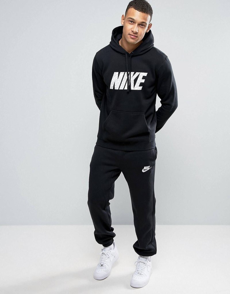 Спортивный костюм найк черный мужской Nike