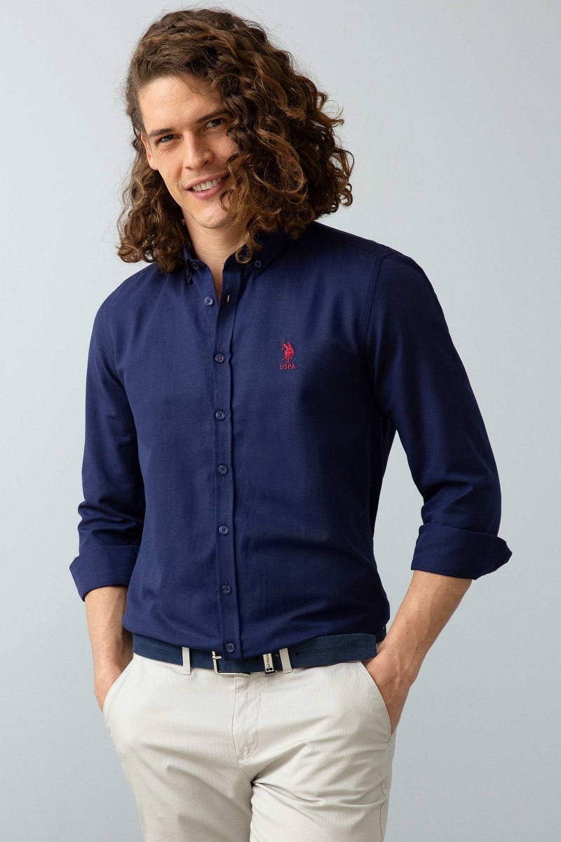 Рубашка u.s. Polo Assn темно синяя