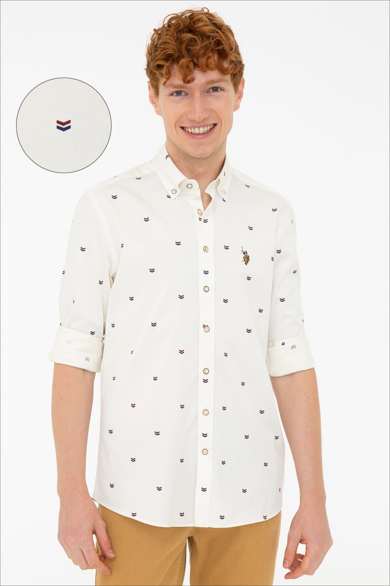 U S Polo Assn рубашка мужская в клетку