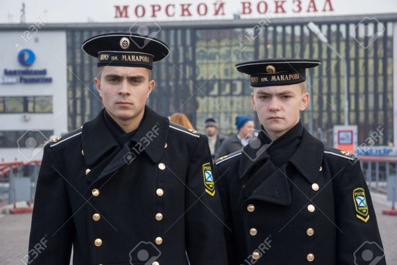 Зимняя форма моряков