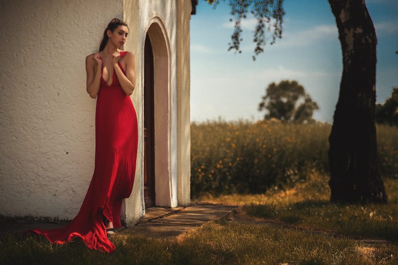 Фотосессия в платье