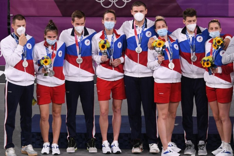 Российские спортсмены на Олимпийских играх