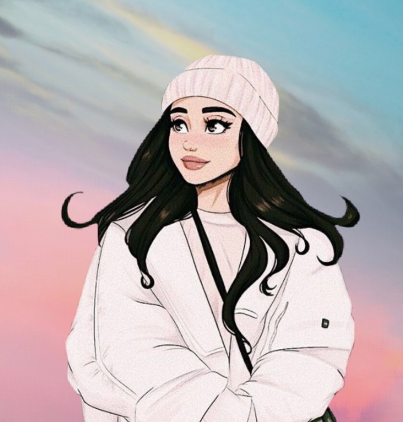 Девушка рисунок