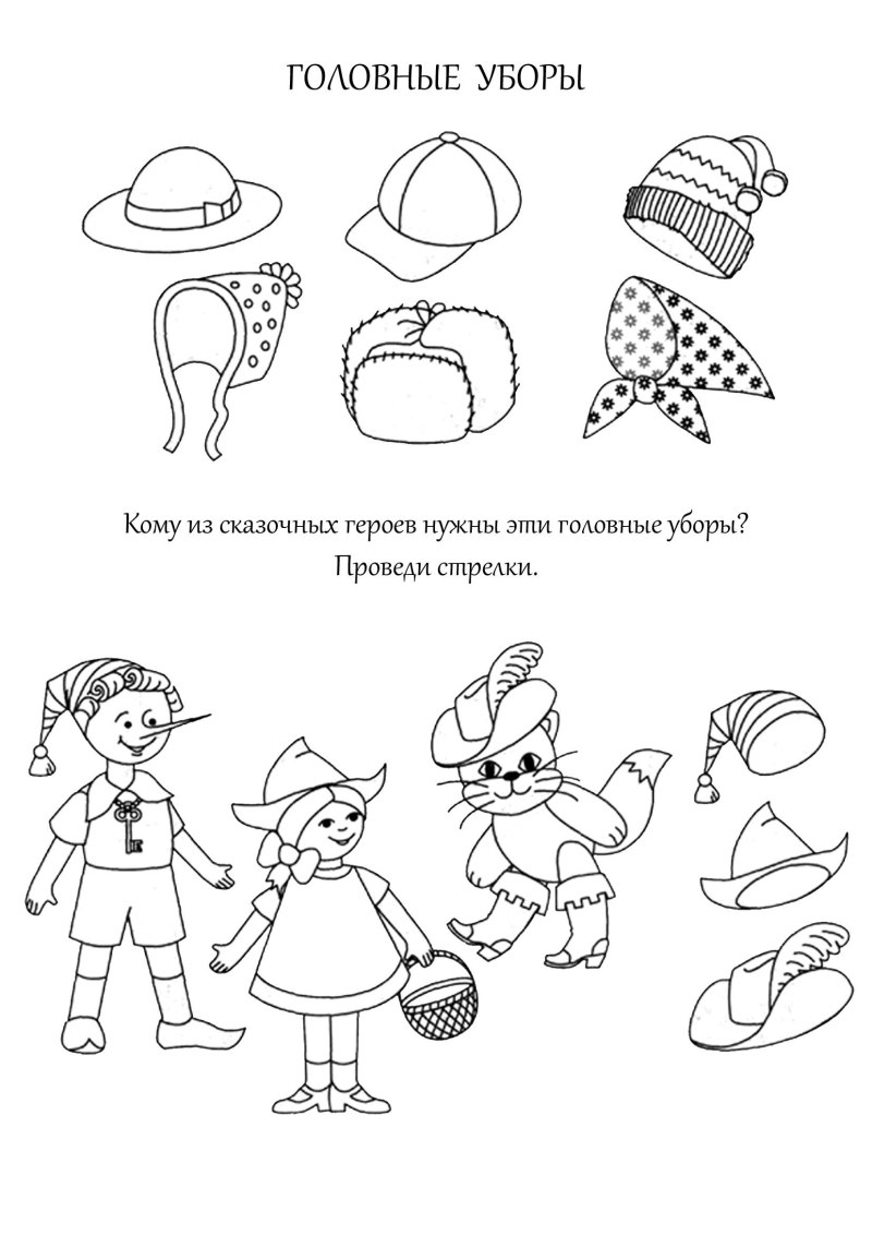 Головные уборы задания