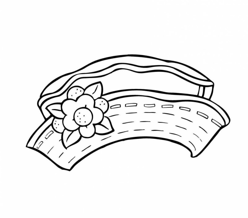 Шляпка для раскрашивания