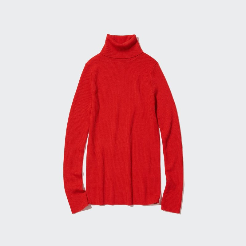 Uniqlo джемпер из мериносовой шерсти синий