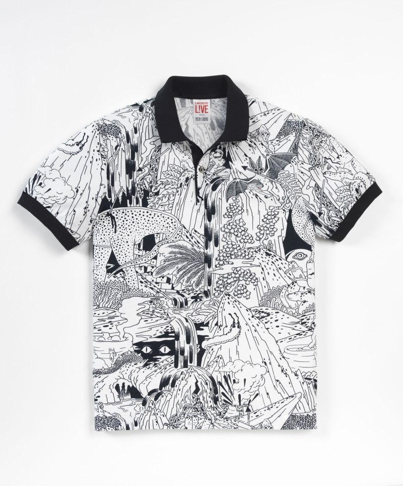 Гавайская рубашка Lacoste
