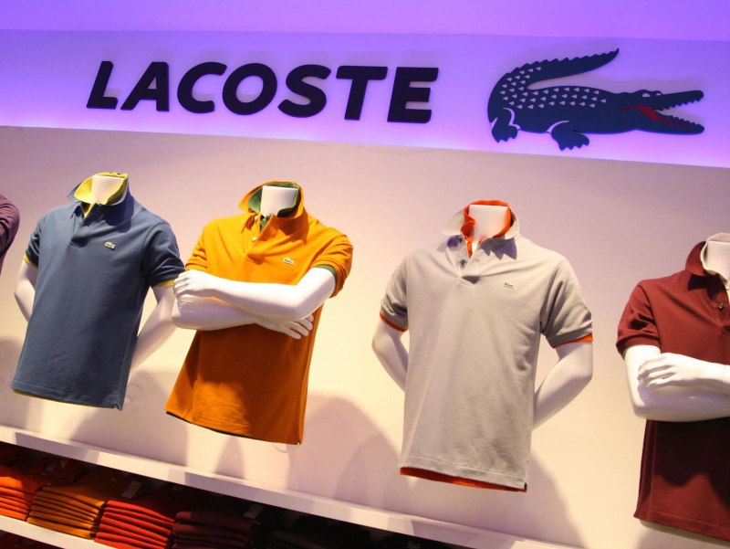 Lacoste реклама одежды