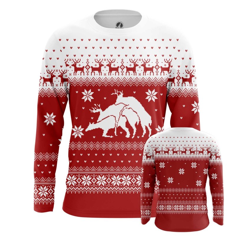 Свитер с оленями