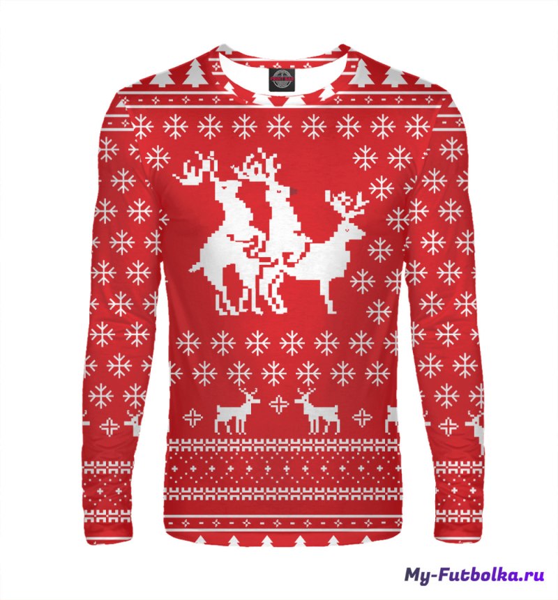 Свитер с оленями