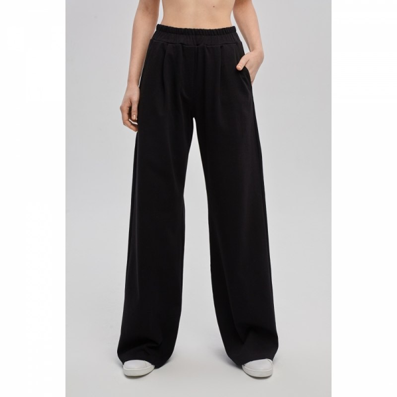 Брюки палаццо Zara черные