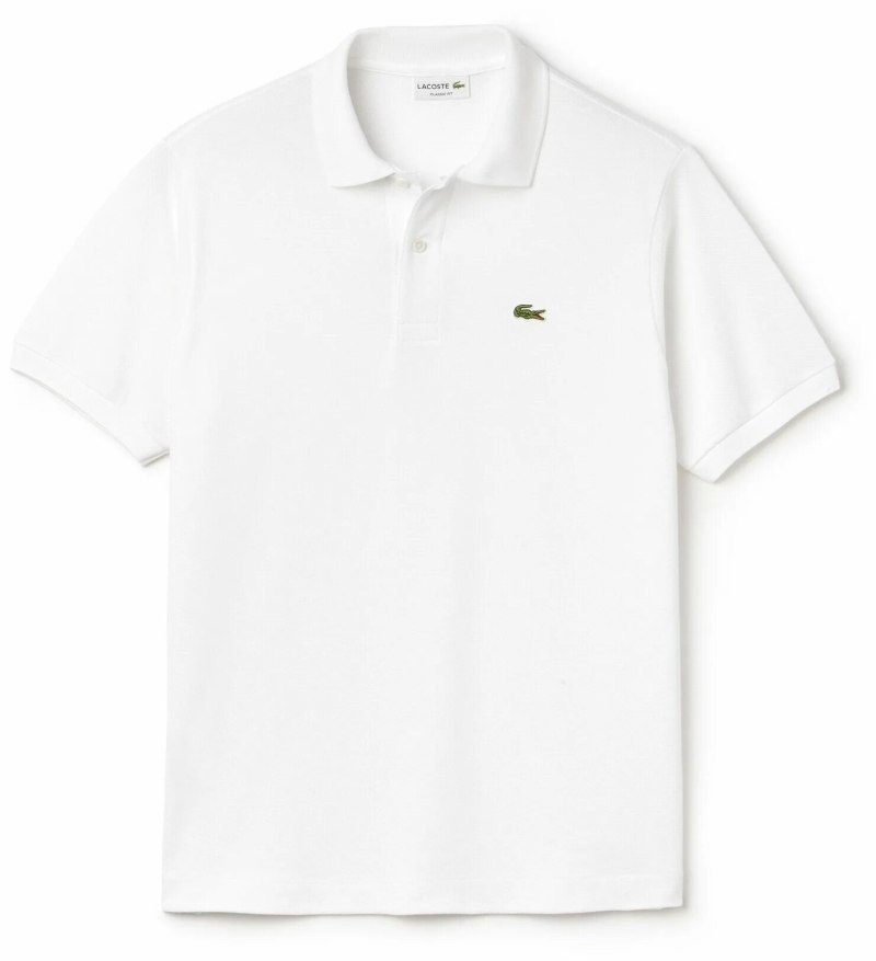 Polo Lacoste белая
