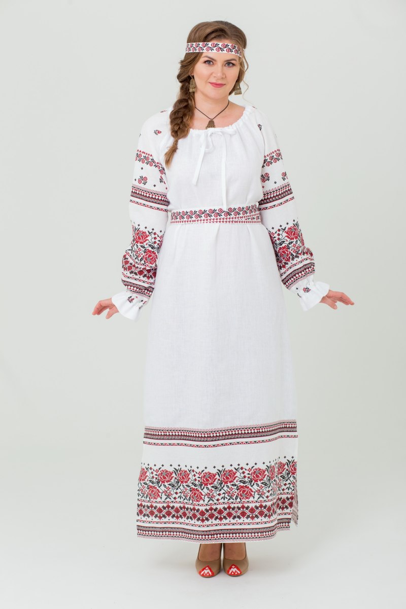 Белорусские льняные платья