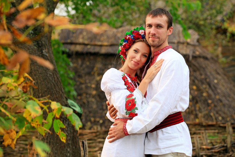 Фотосессия в русском стиле