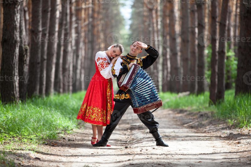Русский народный костюм пара