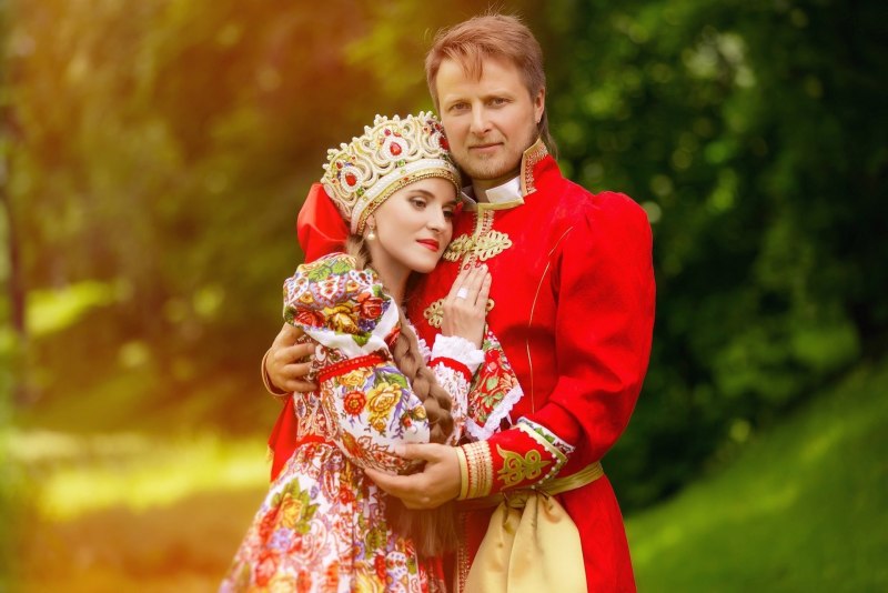 Фотосессия в русском стиле