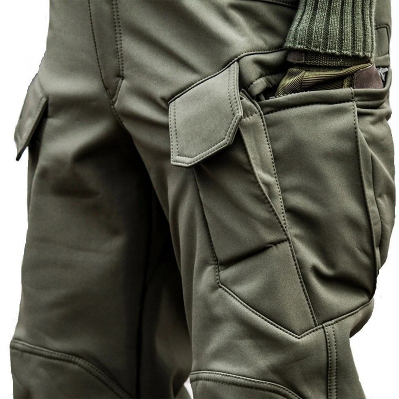 Тактические штаны Softshell олива
