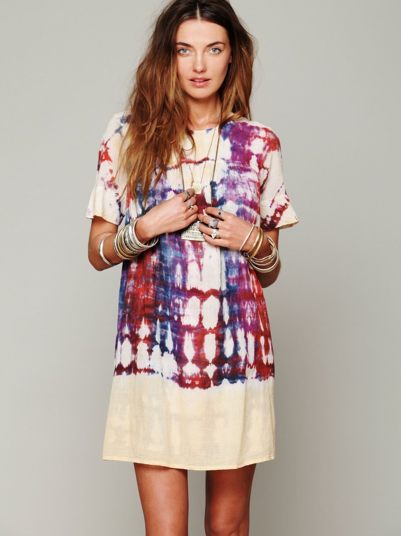 Tie Dye на платье